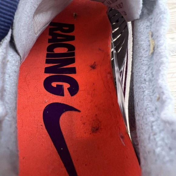 Nik Shoes Womens 6 Gray Zoom Fly SP Running Purple Orange AA3172-500 Athletic - Picture 14 of 16